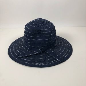 San Diego Hat Co. Navy w/ White Stitch Sun Hat